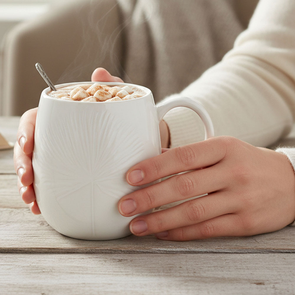 Rio 390ml Porcelain Coffee Mugs