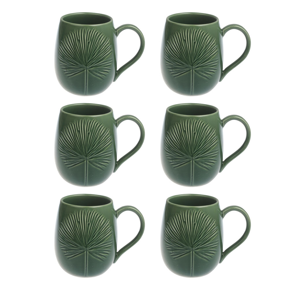 Rio 390ml Porcelain Coffee Mugs