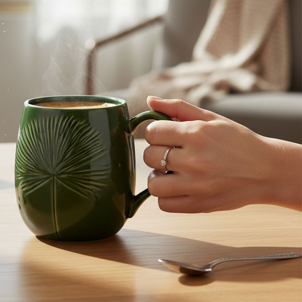 Rio 390ml Porcelain Coffee Mugs