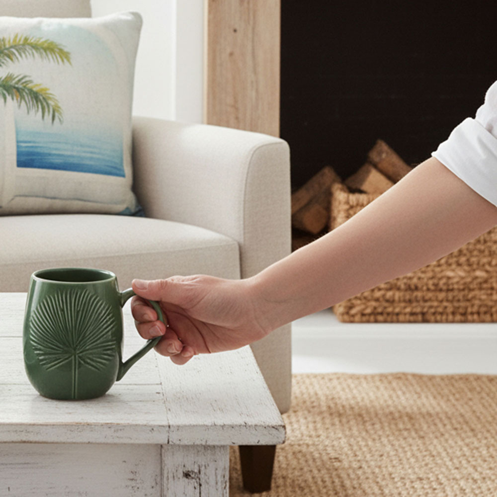 Rio 390ml Porcelain Coffee Mugs