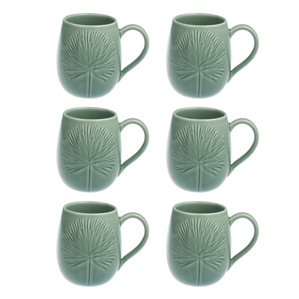 Rio 390ml Porcelain Coffee Mugs
