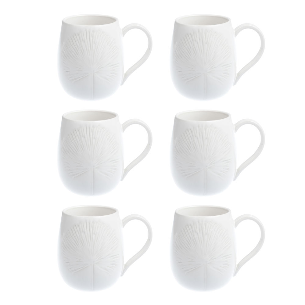 Rio 390ml Porcelain Coffee Mugs
