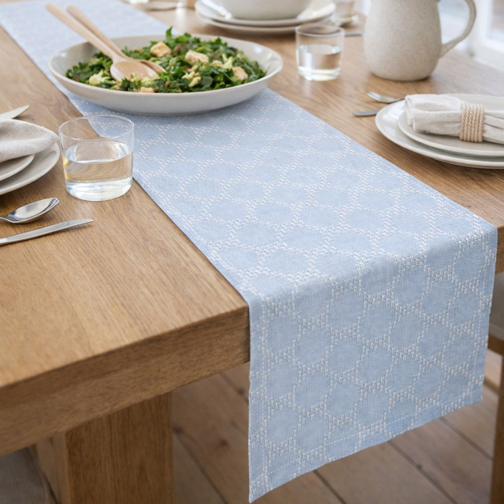 Napa Recycled Cotton-Blend Table Runner