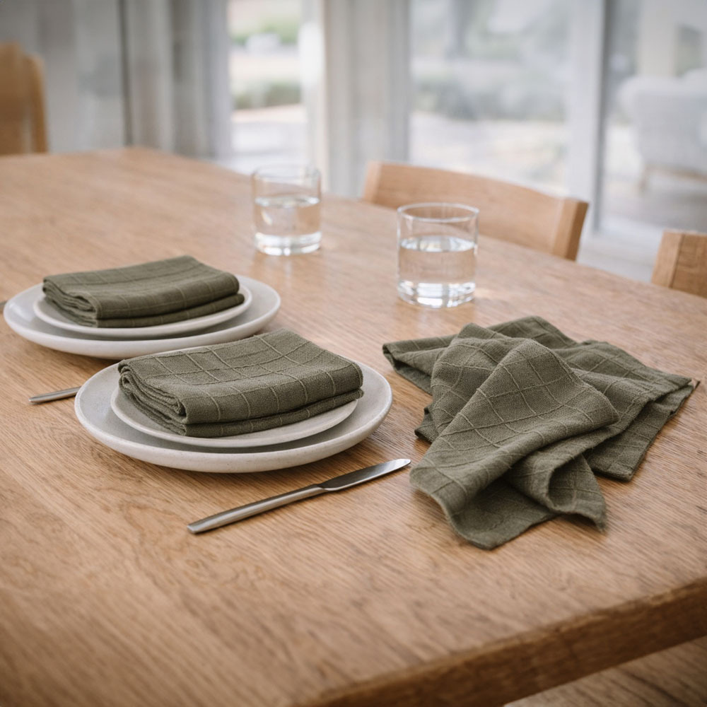 Trenton Recycled Cotton-Blend Napkins