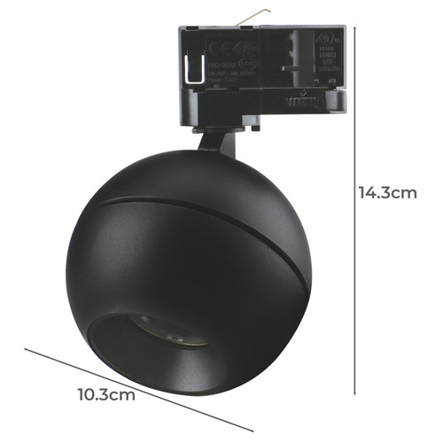 Moon LED Spot Fascia Track Light