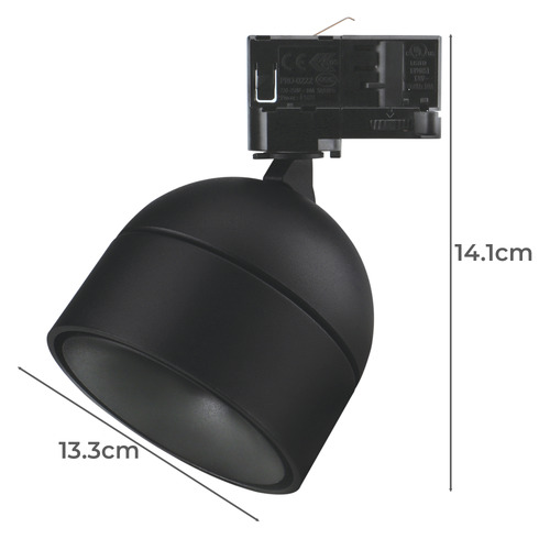 Moon LED Tube Fascia Track Light