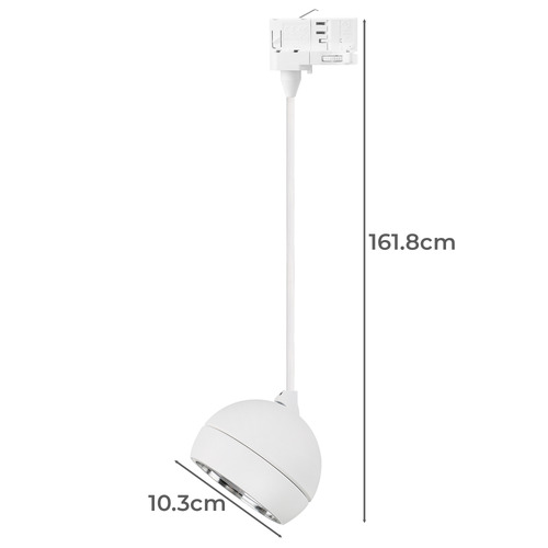 Moon 161.8cm LED Flood Fascia Track Light