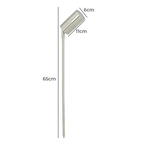 Wendy Stainless Steel Tri-Colour LED Spike Light