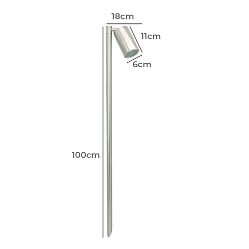 Talha&Acirc;&nbsp;Stainless Steel Tri-Colour LED Path Light
