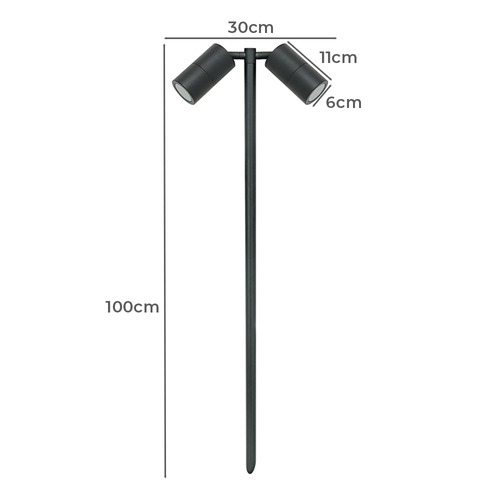 Talha 2 Light Tri-Colour LED Spike Light