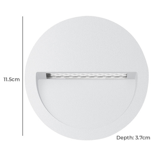 Yasmine Round Recessed LED Step Light The Build by Temple & ster