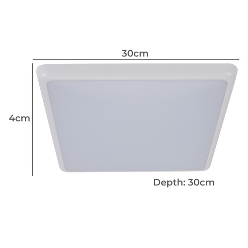 Chiara Tri-Coloured Square Oyster Light