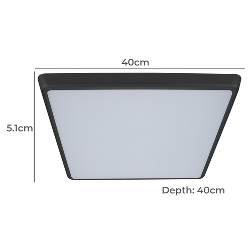 Chiara Tri-Coloured Square Oyster Light