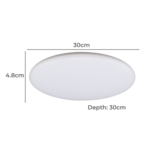 White Lucius Tri-Coloured Oyster Light
