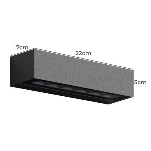 Leonard 8W Up/Down Outdoor Wall Light