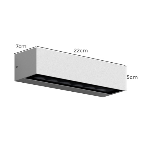 Leonard 8W Up/Down Outdoor Wall Light