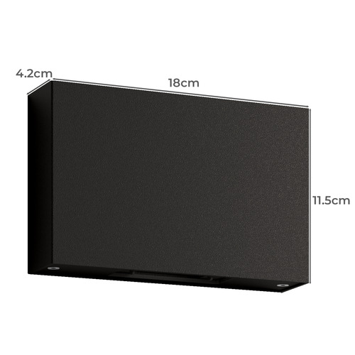 Esha 12W Square Outdoor Wall Light