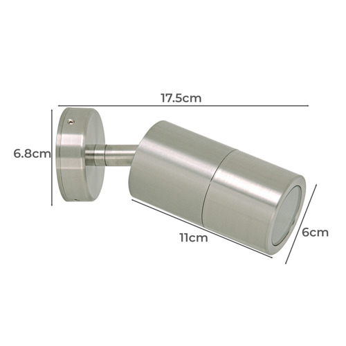 Wendy Stainless Steel Tri-Colour Adjustable Spotlight