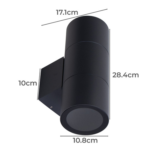 Peter Round LED Up/Down Outdoor Wall Light