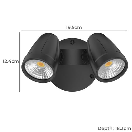 Hailee Double Security Light