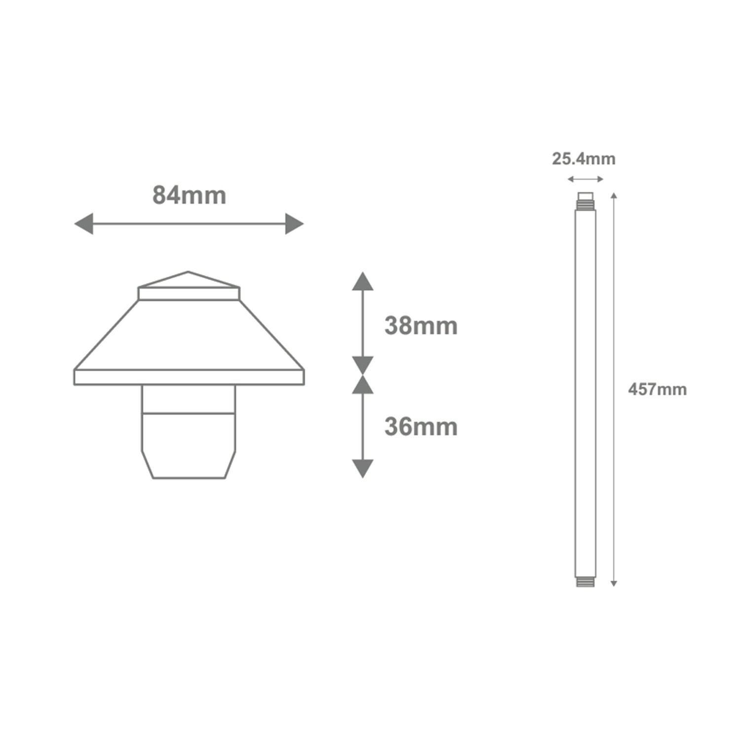Five Light Pendant with Glass Head Design