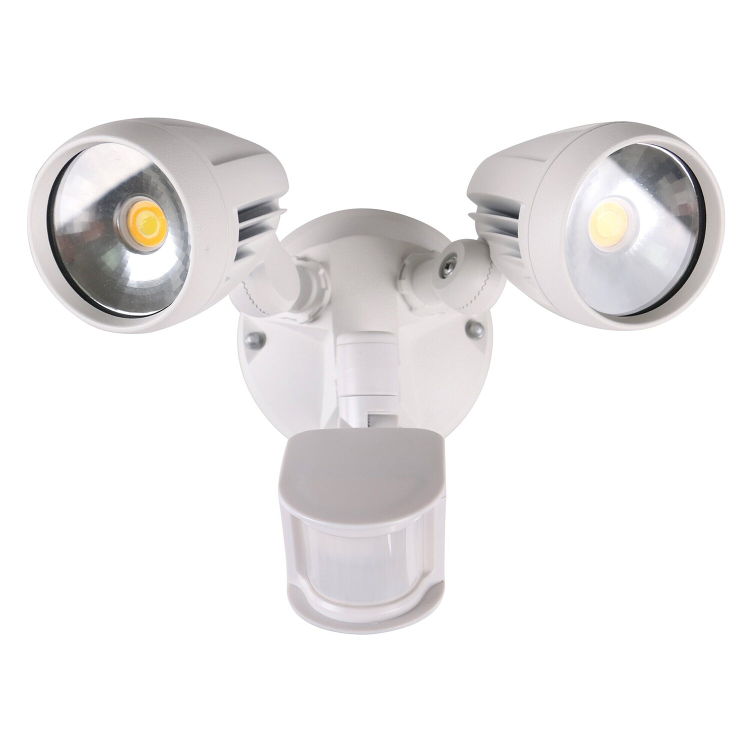 Neriah 2 Light Outdoor Wall Spotlight with Sensor