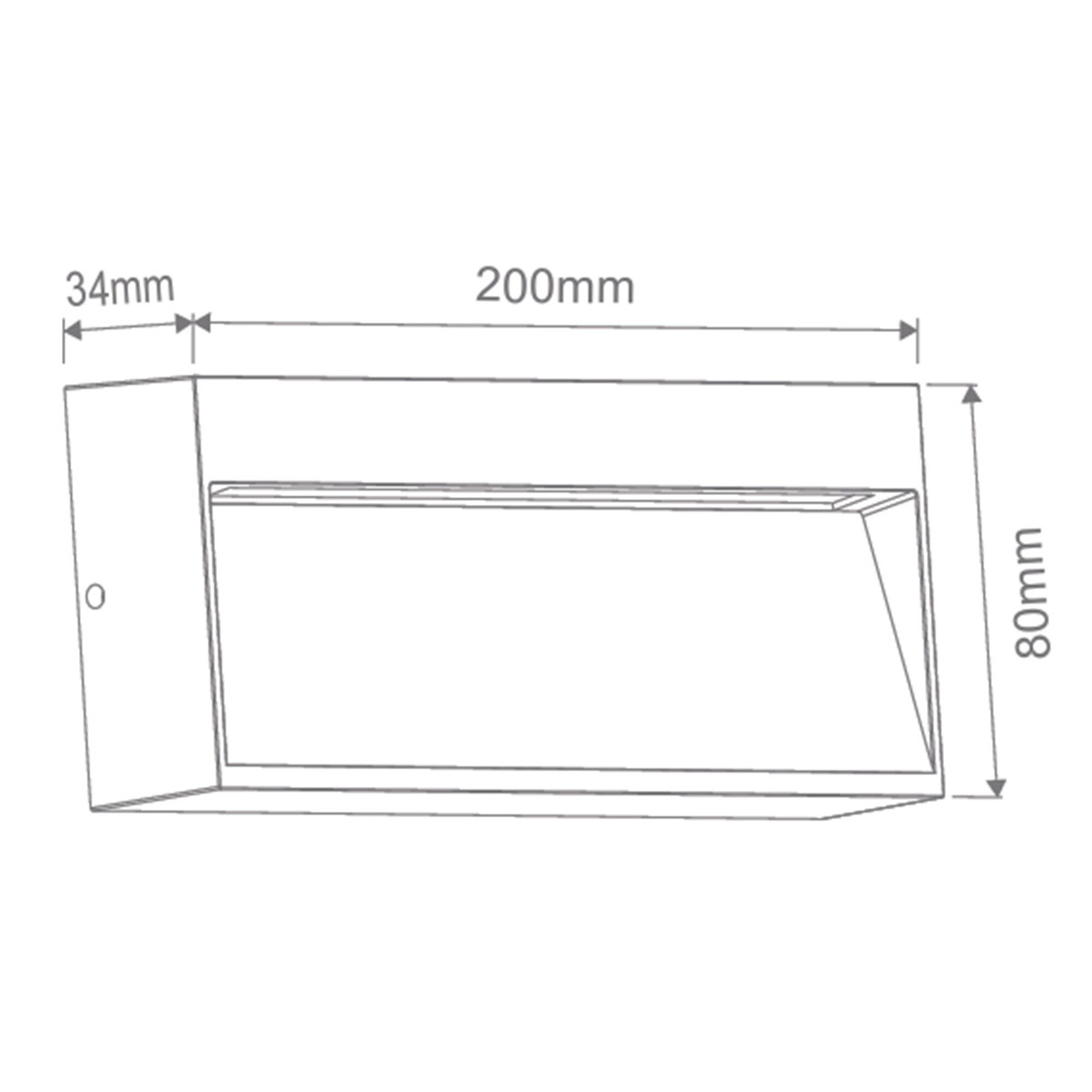 Taner Rectangular 24V LED Outdoor Step Light