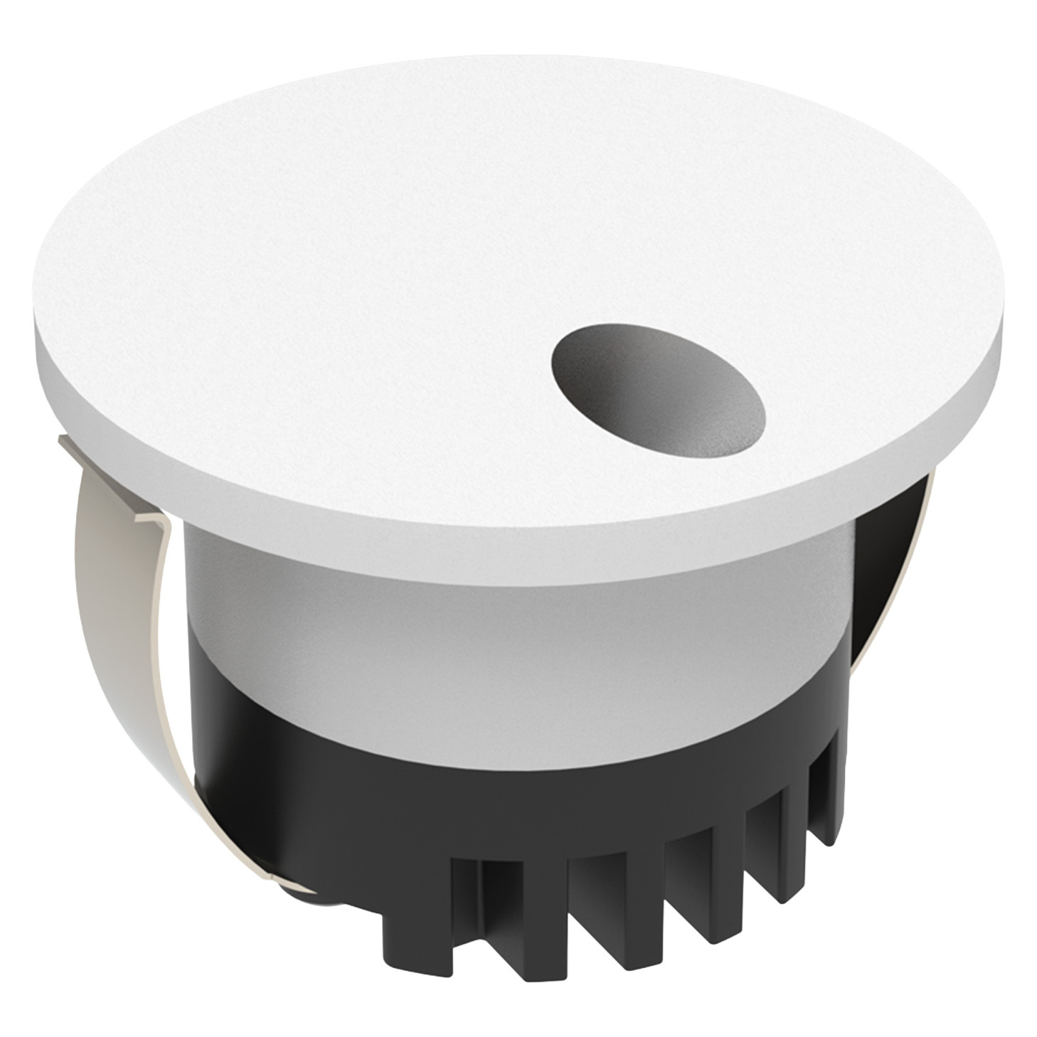 Aura Aluminium Round 24V Narrow LED Step Light