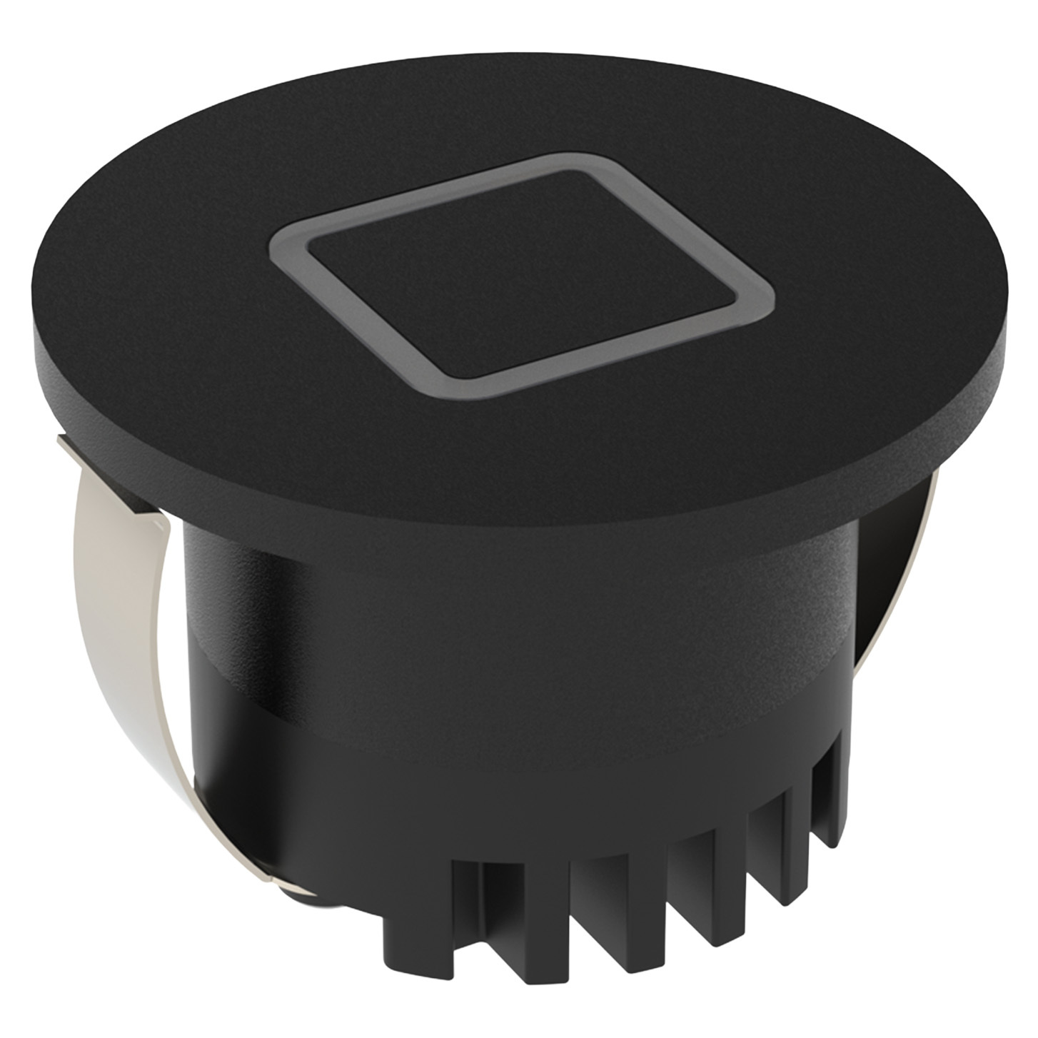 Aura Aluminium Round 24V Square Ring LED Step Light
