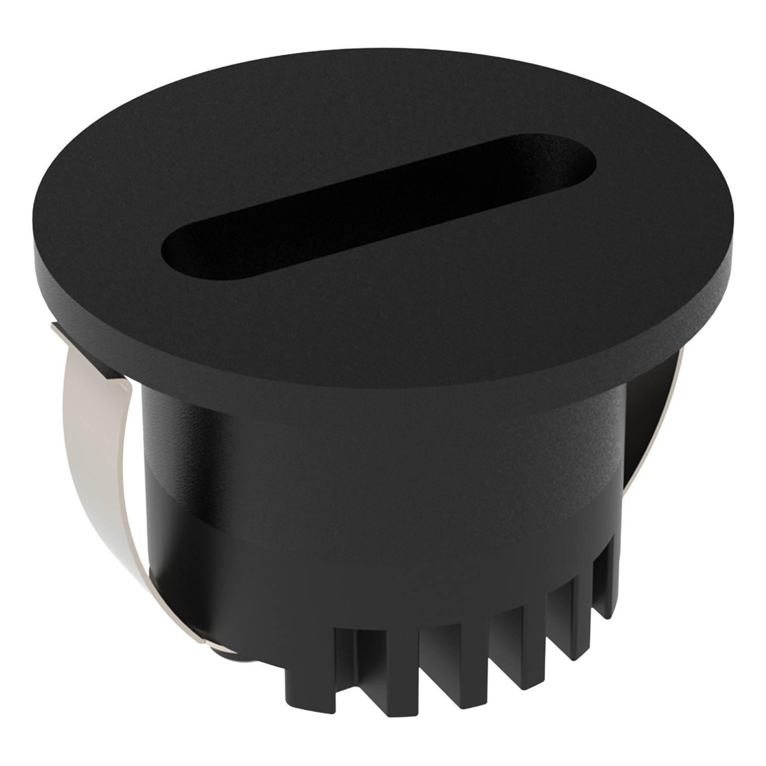 Aura Aluminium Round 24V Slot LED Step Light