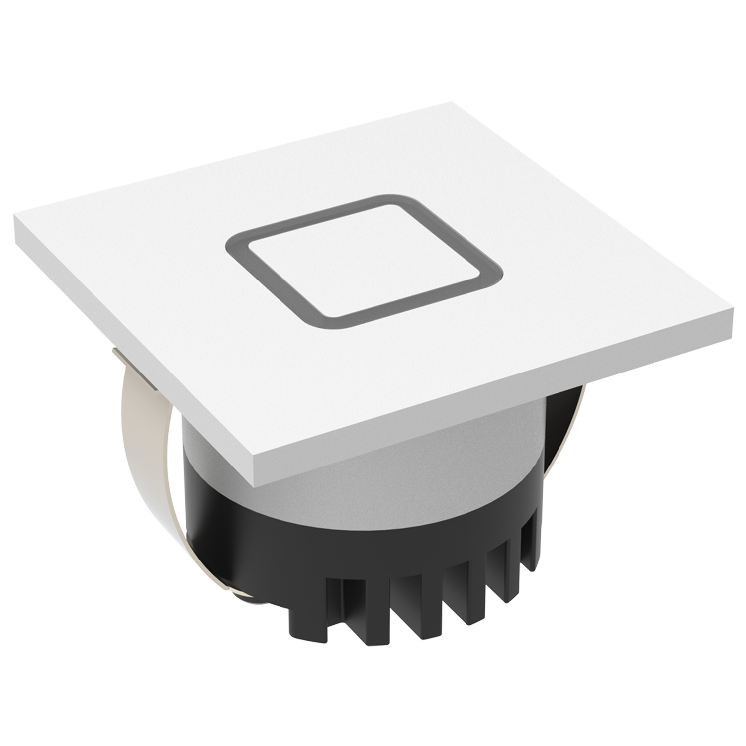 Aura Aluminium Square 24V Square Ring LED Step Light