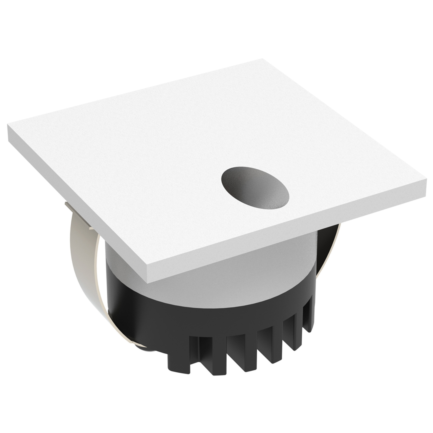 Aura Aluminium Square 24V Narrow LED Step Light