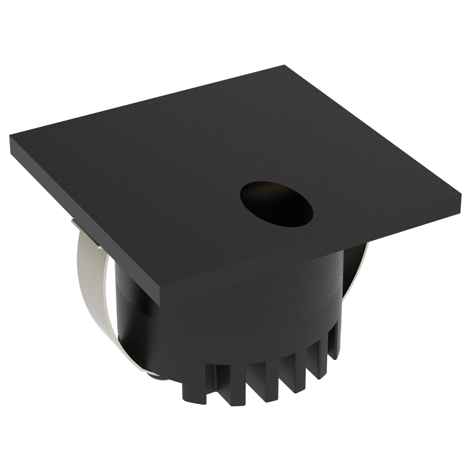 Aura Aluminium Square 240V Narrow LED Step Light