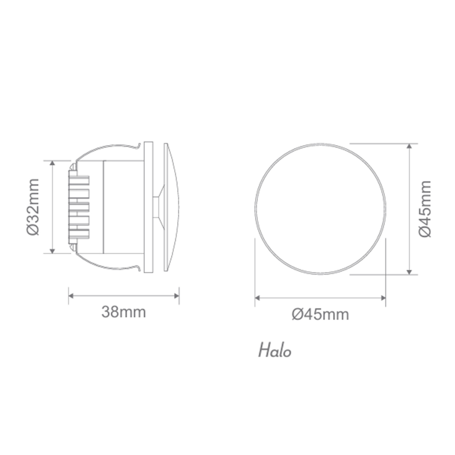 Aura-Aluminium-Round-24V-Low-Level-Recessed-LED-Wall-Light
