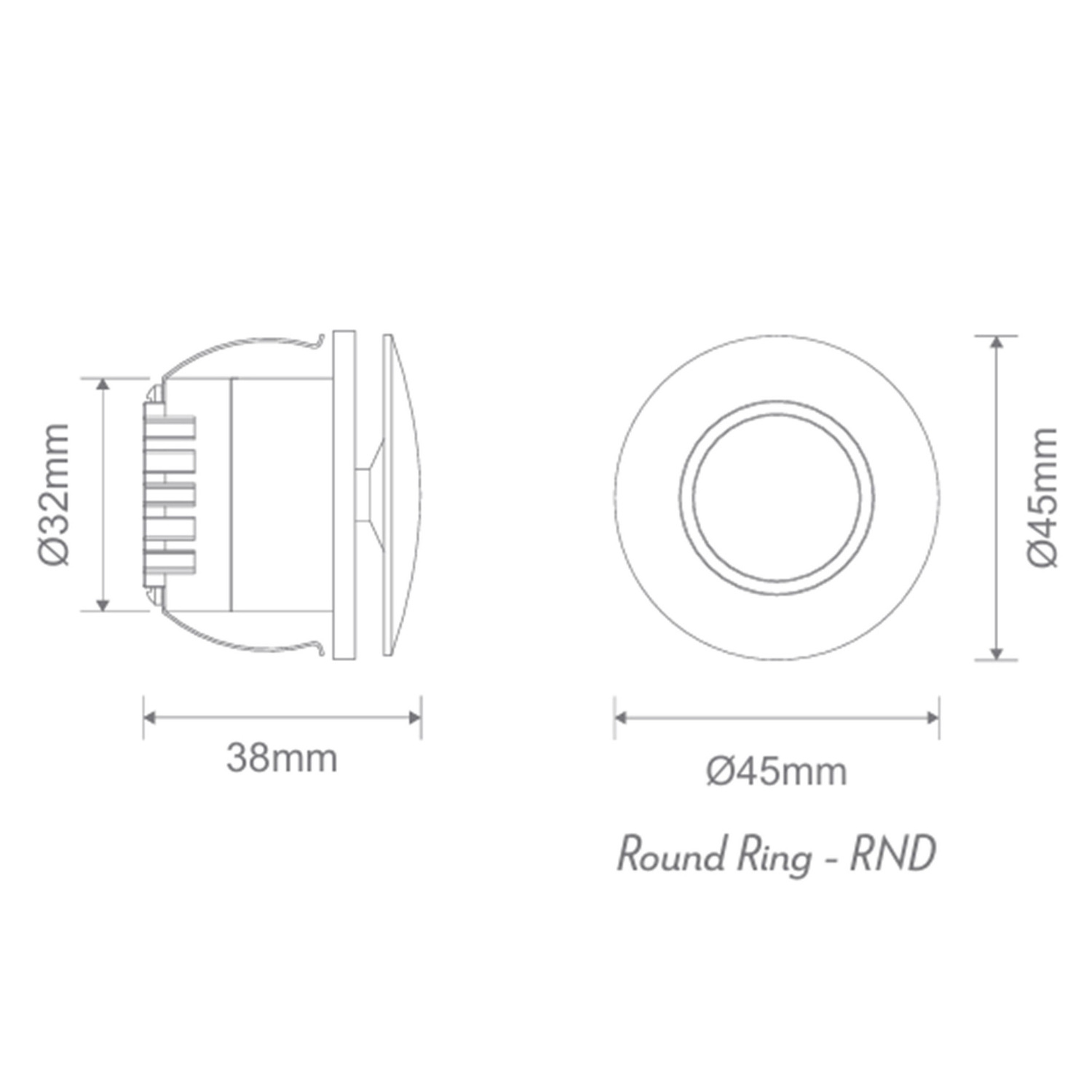 Aura-Aluminium-Round-240V-Low-Level-Recessed-LED-Wall-Light
