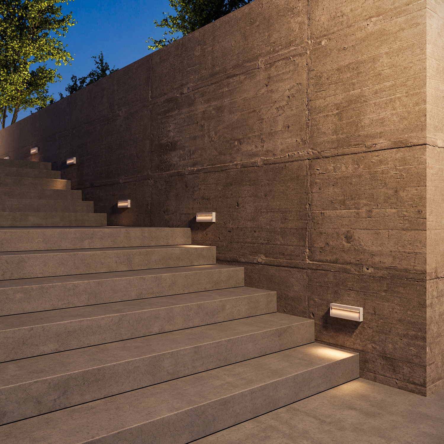 Taner Rectangular 24V LED Outdoor Step Light