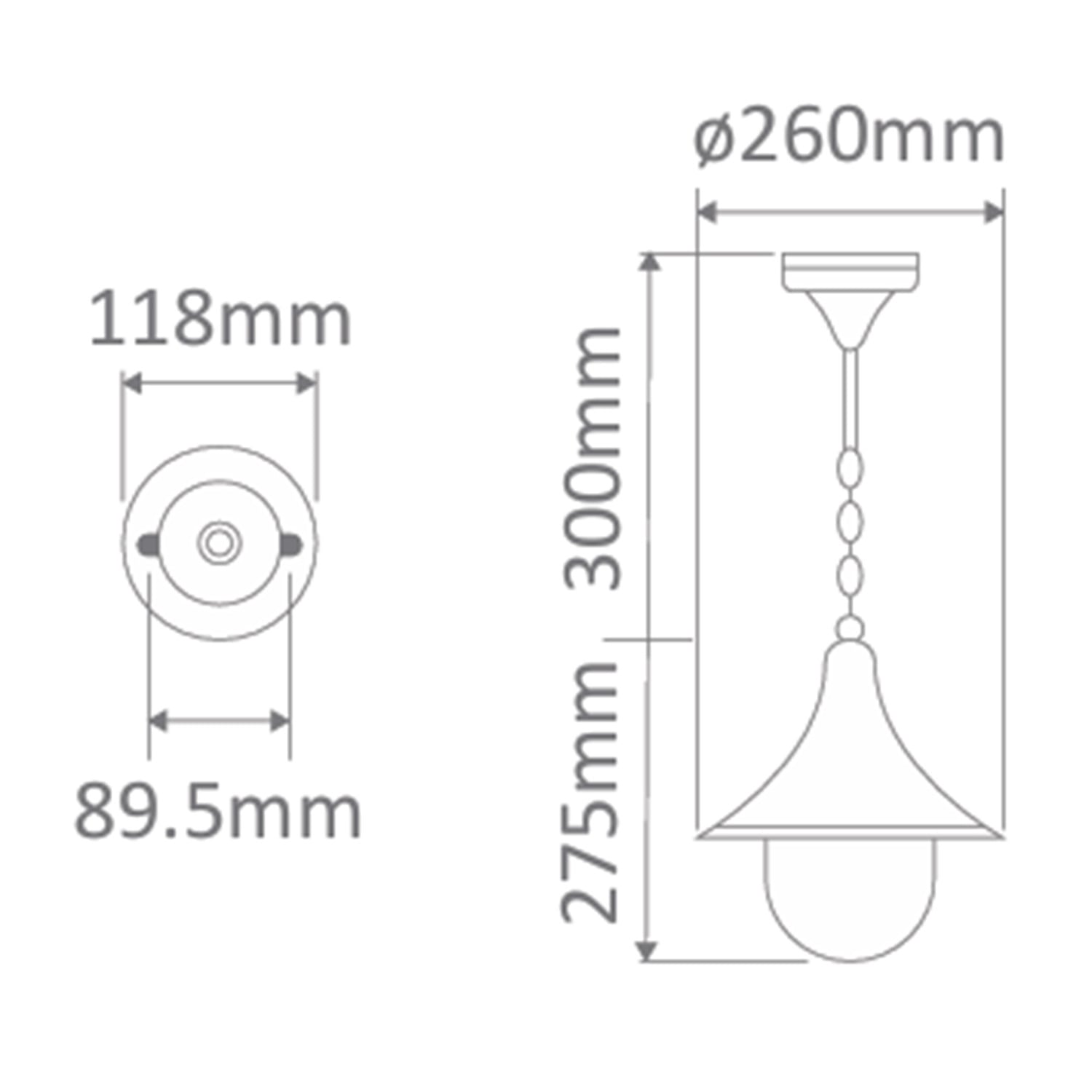Monaco Outdoor Hanging Lantern