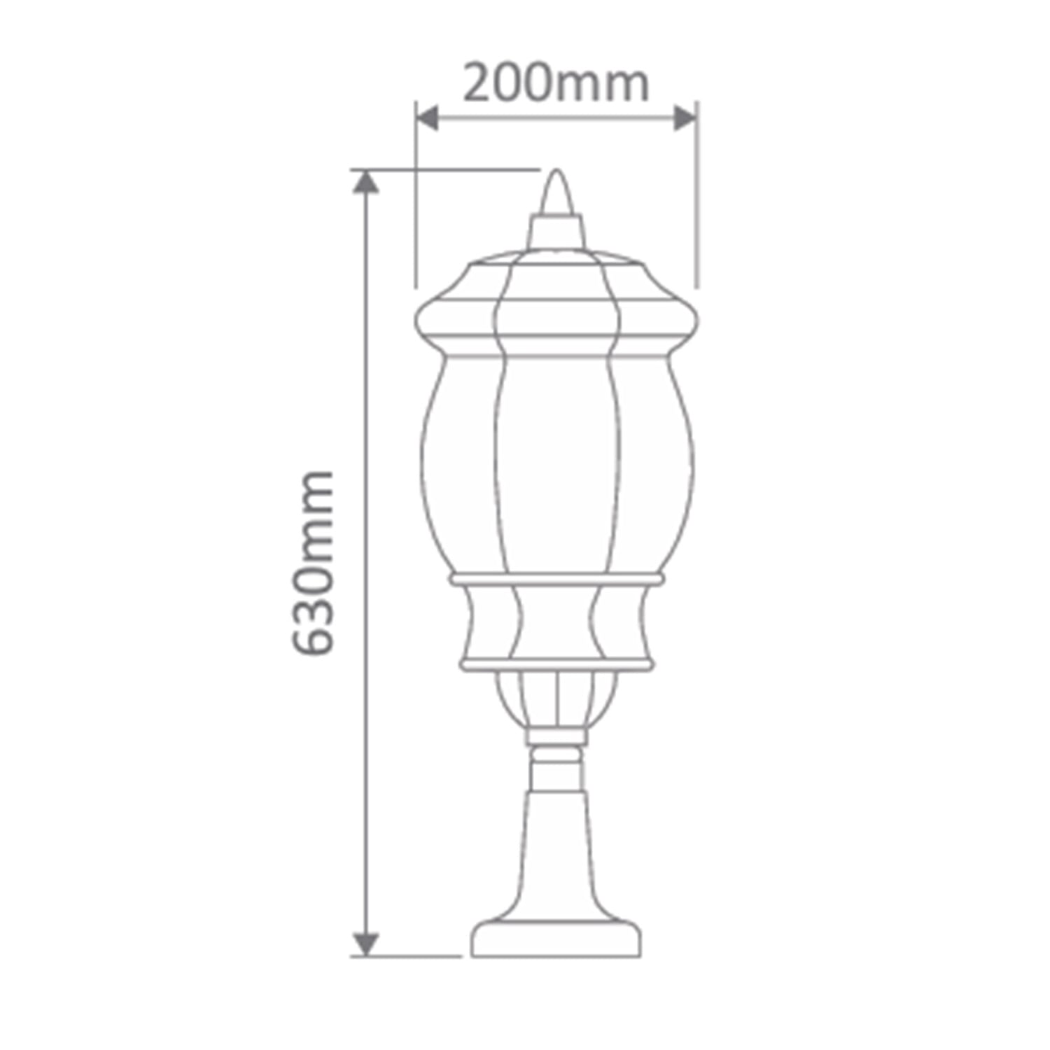 Vienna Outdoor Pillar Lantern
