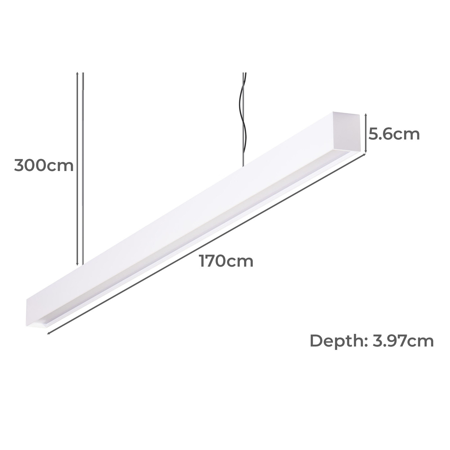 Dovan Aluminium Warm White LED Pendant Light
