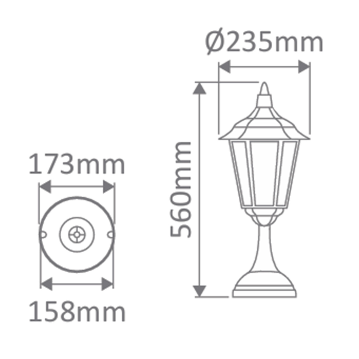 Xavien-Powder-Coated-Die-Cast-Aluminium-Post-Top-Light