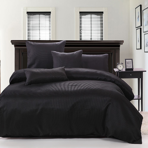 Ardor Boudoir Black Waffle Quilt Cover Set Reviews Temple