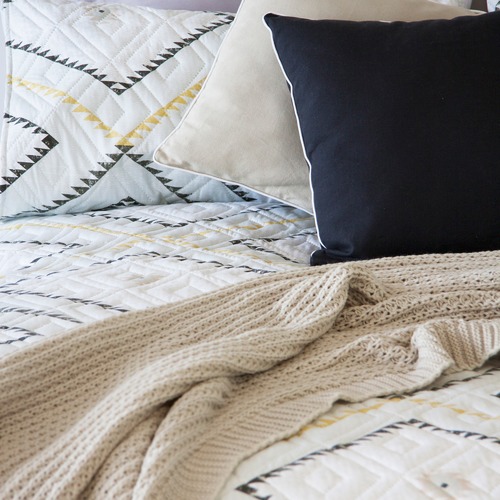 Ardor Poncho Embossed Quilt Cover Set & Reviews | Temple & Webster