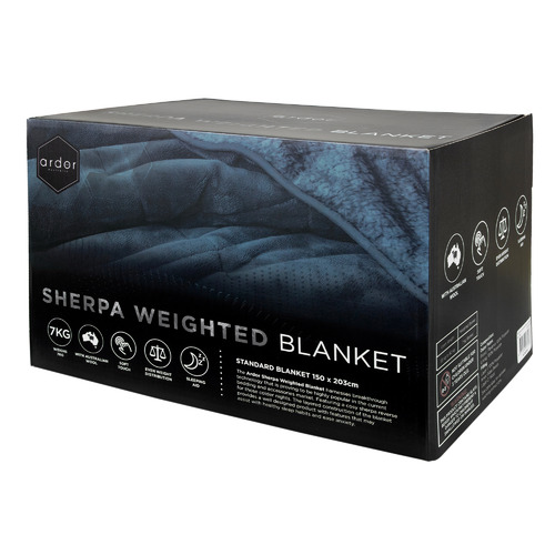 Ardor Sherpa Weighted Blanket | Temple & Webster