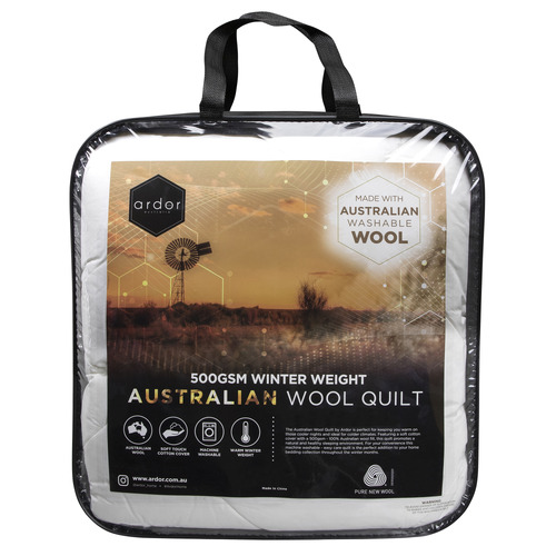 Ardor Australian Wool Winter Quilt Temple & ster