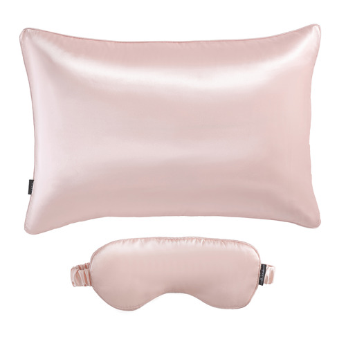 2 Piece Silk Pillowcase & Eye Mask Set
