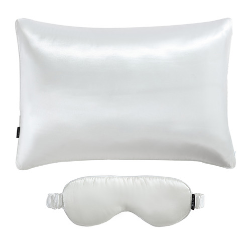 2 Piece Silk Pillowcase & Eye Mask Set