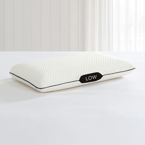 Low Profile Jacquard Memory Foam Pillow