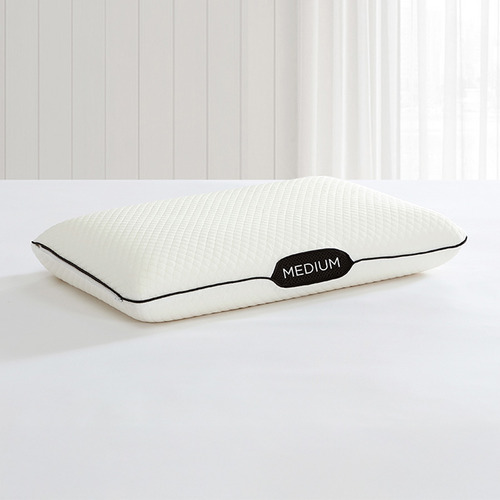 Medium Profile Jacquard Memory Foam Pillow