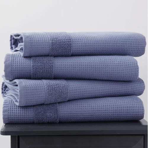 azurite 600gsm waffle bath sheet temple webster waffle bath sheet