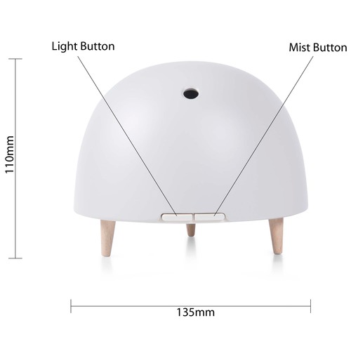 180ml Bibo Ultrasonic Aroma Diffuser